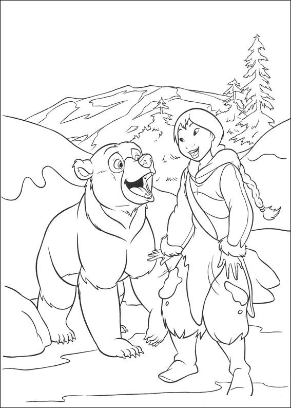 Coloring page Brother bear 2 Brother bear 2